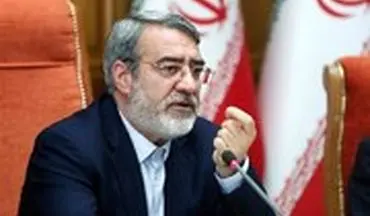 وزیر کشور: برای تامین امنیت و آسایش مردم، با هنجارشکنان برخورد می‌شود
