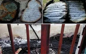 آتش زدن امام زاده های شمال کشور به دست آشوبگران + فیلم