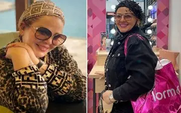 لباس خنده دار و شرم آور بهاره رهنما / بهاره خانم یه نگاهی به سن و سالت بنداز !!! + عکس خجالت آور