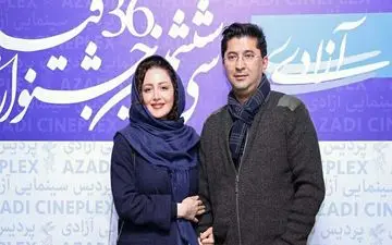  شیلا خداداد و همسرش در جشنواره فیلم فجر