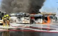 آتش‌سوزی گسترده در پایانه مسافربری بات یام؛ یک نفر کشته شد