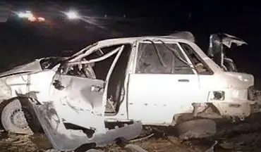 واژگونی ۲ پژو پارس و پراید با 7 کشته در جاده جهرم