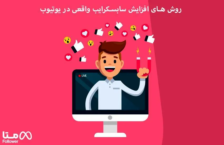 روش های افزایش سابسکرایب واقعی در یوتیوب