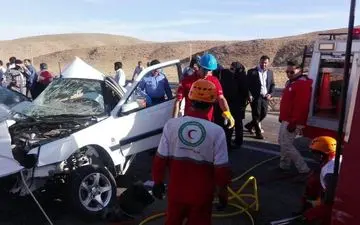 واژگونی «سمند» و «پرشیا» در محور هراز ۲ مصدوم بر جای گذاشت