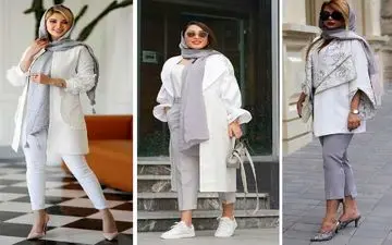 قابل توجه خانم های خوش تیپ / این 6 مدل مانتو شما را لاغر و خوش اندام نشون میده