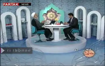 لحظه وقوع زلزله امروز در برنامه زنده تلویزیونی سیمای مرکز کرمان و واکنش جالب مهمان برنامه! + فیلم