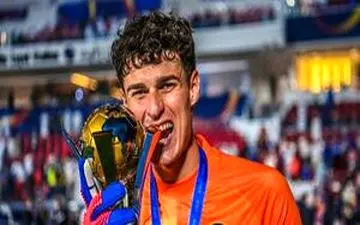 گران‌ترین دروازه‌بان تاریخ رئالی شد +عکس