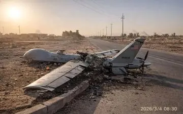 سقوط پهپاد آمریکایی در صلاح‌الدین عراق