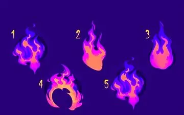 تست شخصیت | یه شعله سوزان آتیش رو انتخاب کن و راز عمق وجودت رو کشف کن
