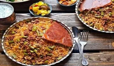  لوبیا پلو شیرازی به روش رستورانی| خوشمزه و مجلسی 