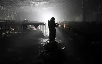 مصدومان حادثه آتش‌سوزی عامری اهواز به ۱۲ نفر رسید