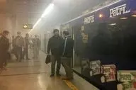 آتش‌سوزی در مترو تهران مهار شد/ آتش ارتباطی با واگن‌ها نداشت 