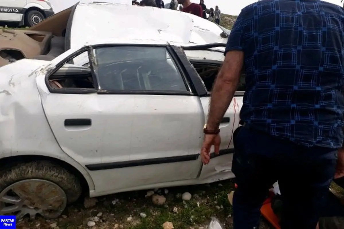 در تصادف ۳ خودرو در حوالی بهشت زهرا(س) ۱۱ نفر مصدوم شدند