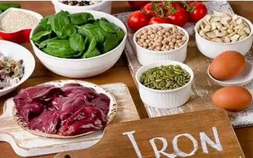  منابع آهن مورد نیاز برای بدن
