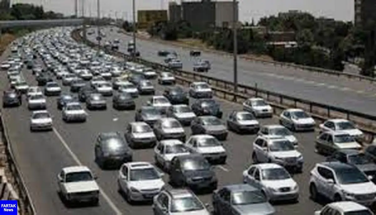  آخرین وضعیت ترافیکی جاده‌های کشور / ترافیک نیمه سنگین در آزادراه قزوین-کرج
