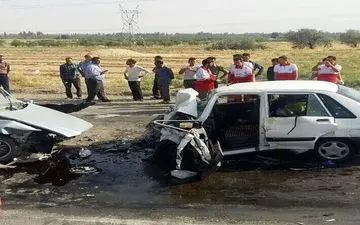 7 مصدوم در سانحه تصادف