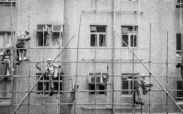  عکس منتخب نشنال جئوگرافیک | داربست های  بامبویی 