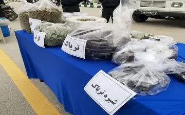 کشف 165 کیلوگرم مواد مخدر توسط کلانتری ها و پاسگاه های کرمانشاه  