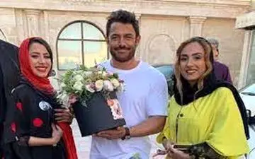 محمدرضا گلزار و مادر زن جوان و خوشگلش | مادر آیسان چقدر جذابه!