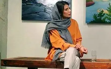 تیپ متفاوت لیلا حاتمی در یک گالری + عکس