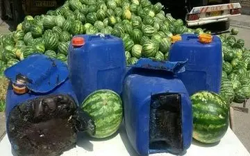 کشف 48 کیلو تریاک از یک دستگاه کامیون حامل بار هندوانه