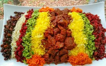 طرز تهیه رنگین پلو؛ پلوی خوشمزه و رنگارنگ به سبک رستورانی