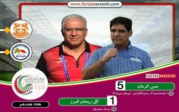 برد پرگل شاگردان رضا مهاجری