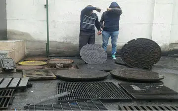 انهدام باند سرقت دریچه های آب و فاضلاب روانسر  