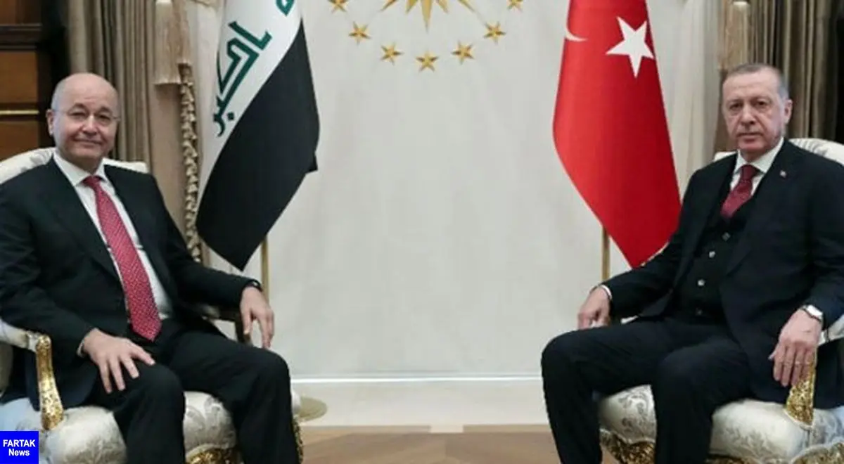 وعده ۵ میلیارد دلاری اردوغان برای بازسازی عراق در دیدار با برهم صالح
