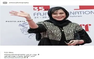 مهتاب کرامتی در اختتامیه جشنواره جهانی فیلم فجر (عکس)