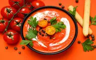 طرز تهیه سوپ گوجه فرنگی فرانسوی؛ پیش‌غذای خوشمزه و مجلسی با طعمی خاص