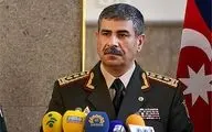  وزیر دفاع جمهوری آذربایجان ترور شهید فخری‌‌زاده را محکوم کرد 