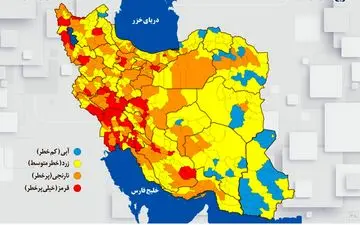 تغییر رنگ شهرها و آغاز پیک چهارم کرونا 