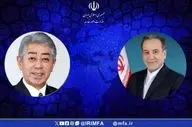  رایزنی بصورت تلفنی وزرای خارجه ایران و ژاپن 