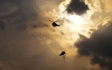 هلی کوپتر فلات قاره مشکل فنی نداشت