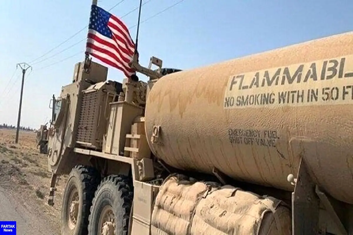 آمریکا ۱۳۷ تانکر نفت سوریه را به سرقت برد