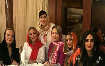 تیپ متفاوت خانم های بازیگر در یک مهمانی