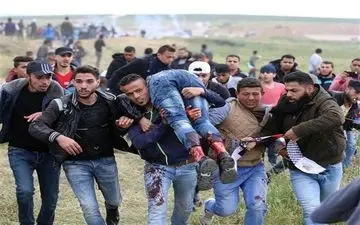 زخمی شدن ده‌ها فلسطینی در هشتاد و یکمین «راهپیمایی بازگشت»