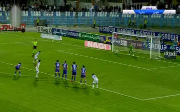 گل اول ملوان به سایپا | فیلم