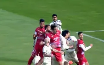 گل دوم پرسپولیس به تراکتور + ویدئو