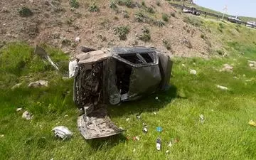 واژگونی پراید در محور شهمیرزاد- فولادمحله/ ۲ نفر مصدوم شدند
