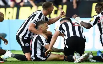 گل سوم نیوکسل به منچسترسیتی توسط تریپیر 