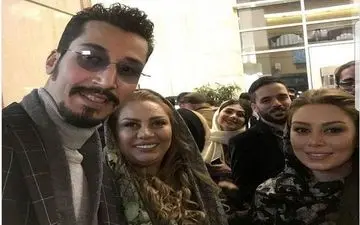 سلفی بهتاش به همراه سحر قریشی در یک مراسم (عکس)