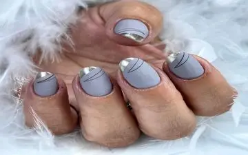 خاکستری: رنگی که با همه چیز ست می‌شود! 30 طرح ناخن جذاب و شکیل با این رنگ
