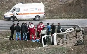 تصادف مرگبار در محلات یک کشته و ۳ مصدوم برجای گذاشت