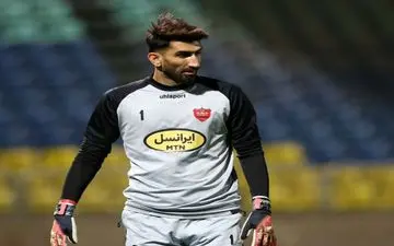 عکس | چهره ای متفاوت از بیرانوند در دربی 100