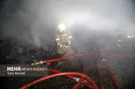 مهار حریق منزل مسکونی در منطقه فکوری مشهد