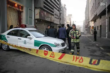گزارش تصویری/ عملیات اتفاء حریق در ساختمان وزارت نیرو