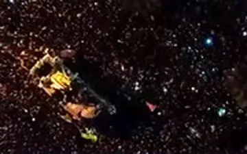 تصاویر هوایی تشییع باشکوه پیکر شهید سلیمانی در قم