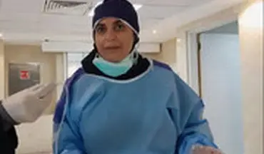 جدیدترین ویدئو از خانم دکتری که قهرمان شبکه‌های اجتماعی شده ، از درون سالن قرنطینه بیمارستان امام خمینی